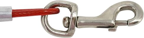 كابل ربط الكلاب ووتد، 30 قدمًا سلاسل للكلاب مقود خارجي للكلاب و16 بوصة للكلاب مضادة للصدأ مناسبة للكلاب المتوسطة والكبيرة التي يصل وزنها إلى 100 رطل، للتخييم والمنتزه والحديقة والفناء in Kuwait