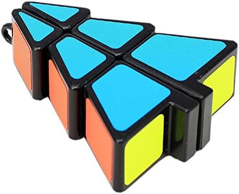 Willking Christmas Tree Shape Magic Cube Speed Cube Puzzle Pendant Creative Toys in Kuwait