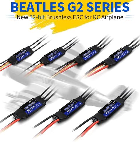 Beatles G2 100A ESC with SBEC Output 8A/5,6V for RC Fixed Wing Airplane 2-6S or DIY Project Need Electronic Speed Controller… in Saudi Arabia
