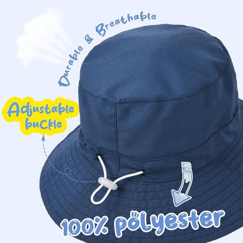 FURTALK Baby Sun Hat Toddler Boys Girls Bucket Hat for Kids 0-5 Years UPF 50+ Sun Protective Child Summer Beach Hats in Saudi Arabia