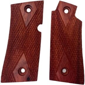 New! Grips Compatible with Colt Mustang Pocketlite, Diamond & Checkered Engrave
