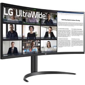 LG 34BR55QC-B 34'' UltraWide QHD Curved Monitor with USB Type-C