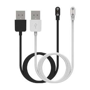 Charger Cable Intended for GRV FC01 FC05,WNH IDW25,Fitpolo IDW13/IDW15 Smart Watch Charger 1.6ft USB Portable Magnetic Charging Cord Cable Compatible with GRV Replacement Charger(Black&White)