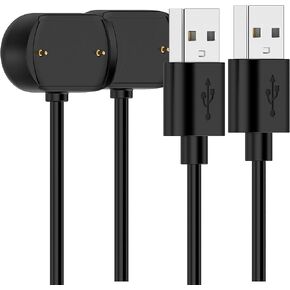 FitTurn [2-Pack] Charger Compatible with Amazfit Bip5/T-Rex Ultra/GTR4 pro/GTR 4/GTR 3/T-Rex 2/GTR3 Pro/GTS3/GTS4 Charging Cable Dock Charger 3.3ft 100cm Smartwatch Accessories A2169 A2150 A2039 A2036
