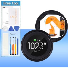 Screen Replacement for Garmin Forerunner 935 GPS Watch LCD Screen Display Touch Digitizer Assembly(Black with Frame)