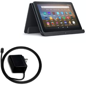 شاحن BoxWave متوافق مع Amazon Fire HD 8 (الجيل العاشر 2020) - شاحن حائط مباشر (5 وات)، محول قابس حائط PD 45 وات للكمبيوتر المحمول والكمبيوتر اللوحي الذكي