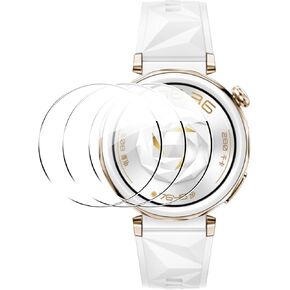 [3 Pack] Screen Protector for HUAWEI WATCH GT 5/GT 5 Pro 42mm, Tempered Glass Film, 9H,Scratch-Resistant, Anti-Fingerprint, Easy to Install