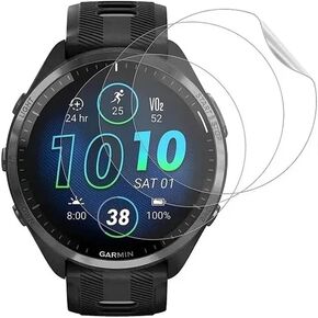طبقة هيدروجيل شفافة (8 قطع) لساعة الجري Garmin Forerunner 965 الذكية، واقي شاشة ناعم من مادة TPU رفيع للغاية، حساس للمس، شفاء ذاتي، مقاوم للانفجار، فتح بصمة الإصبع in Kuwait