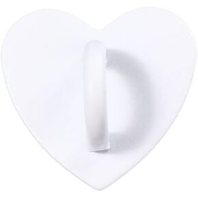 2Pcs Cell Phone Finger Ring,Adhesive Metal Phone Finger Grip,Heart Phone Holder Cute Phone Keychain Accessories,Cell Phone Ring Holder,Accessories,Cell Phone Grips (Pink)