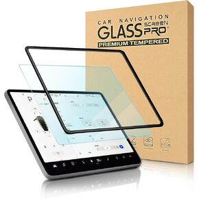 KVR Screen Protector Fit for 3/Y 2021-2023, 9H Anti-Scratch Shock Resistant 15'' Center Control Touch Screen with Auto-Alignment Installation Kit