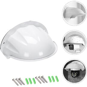 Universal Sun Rain Shade Camera Cover Shield for LED Lights/Nest/Ring/Arlo/Dome/All Outdoor Security Cameras, Surveillance Cameras Dome/Bullet,1-Pack