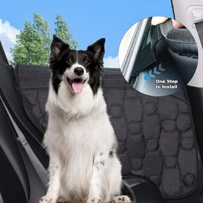 Car Door Protector for Dogs for Tesla Model 3 Model S & SUV Cargo, 2 Pack Waterproof Scratchproof Nonslip Car Door Protector, Flocking ABS Tab