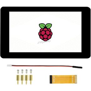 7 inch Raspberry Pi DSI LCD Capacitive Touch Display Screen 800×480 7inch DSI Interface for Raspberry Pi 4 3 2 Model B B+ A+ Raspbian Retropie Ubuntu Driver Free and CM4/3+/ 3 @XYGStudy