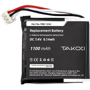 Replacement BFNB-124LI Battery for Standard Horizon HX150, 1100mAh/7.4V
