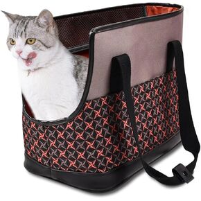 Dog Purse Carrier for Small Dogs, Soft-Sided Tote Bags with Pocket Dog Travel Supplies Portable Dog Sling with Anti-Slip Bottom