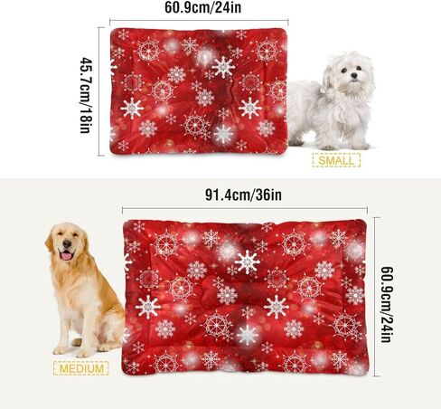 Pink Floral Pet Bed Pad Soft Dog Bed Mat with Anti-Slip Bottom, Machine Washable Crate Pad Mattress for Dog Sleeping in Kuwait