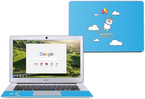 غلاف MightySkins متوافق مع جهاز Acer Chromebook مقاس 14 بوصة CB3-431 - BeYouTiful | غطاء ملتف من الفينيل واقٍ ومتين وفريد ​​من نوعه | سهل التطبيق والإزالة وتغيير الأنماط | صنع في الولايات المتحدة الأمريكية in Saudi Arabia