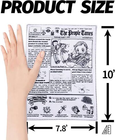 Interactive Dog Toys for Boredom - Newspaper Squeaker Toys - 4PCS Newspaper Dog Toy for Puppy Small Medium Furry Friends in Kuwait