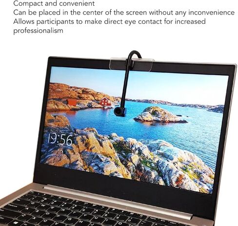 كاميرا ويب للشاشة الوسطى من ASHATA Center Cam، وكاميرا ويب مركزية USB للعين، وتوصيل وتشغيل كاميرا ويب للشاشة الوسطى بدقة 2 ميجابكسل مع ميكروفون مدمج للكمبيوتر المحمول والكمبيوتر الشخصي in Saudi Arabia