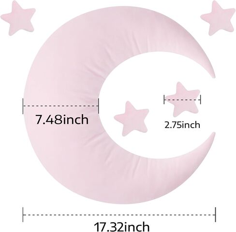 Baby Moon Star Pillow Newborn Posing Pillow Newborn Photography Prop Newborn Photography Posing Pillows Newborn Photography Props Set (Grey) in Saudi Arabia