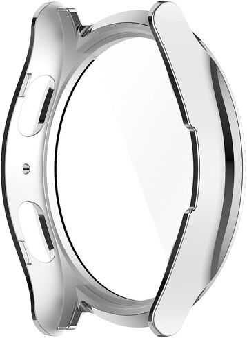 متوافق مع Galaxy Watch 7 40 مم 44 مم واقي شاشة من الزجاج المقسى وحافظات الماس اللامعة للسيدات والفتيات وحجر الراين اللامع وحافظات إكسسوارات الساعة الذكية (3 عبوات، 44 مم) in Kuwait