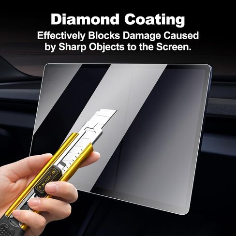 psler Tempered Glass Screen Protector - Fit for 2024 Model 3 Highland Main Center Touchscreen 15.4" and Rear Display Touchscreen 8" High Touch Sensitivity for Model 3 highland 2024 Accessories in Saudi Arabia