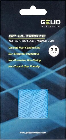 Gelid Solutions GP-Ultimate 15W- Thermal Pad 90x50x2.0mm. Excellent Heat Conduction, Ideal Gap Filler. Easy Installation. in Kuwait