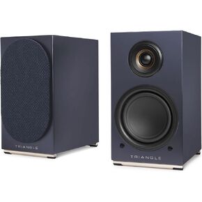 triangle Audio AIO Twin Wireless Bluetooth Wi-Fi Speaker (Pair, Graphite Black)