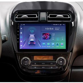 ASURE 9 inch Android Car Stereo Radio for Mitsubishi Mirage 2012-2023 Low-end,4Core 2+32GB Car GPS Navigation Dash Unit with Wireless Carplay Android Auto,1280x800 HD Touchscreen Video Player