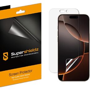 Supershieldz (3 Pack) Designed for iPhone 16 Pro Max (6.9 inch) Screen Protector, High Definition Clear Shield (PET)