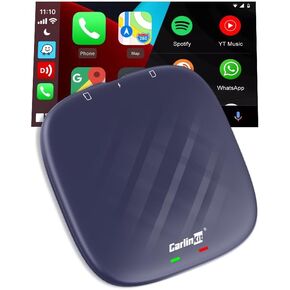 Carlinkit Tbox Plus Android 13.0 CarPlay Box for Wired CarPlay Ai Box Adapter, 8GB+128GB,8-Core,for Netflix,for YouTube,for Hulu,Online Upgrade