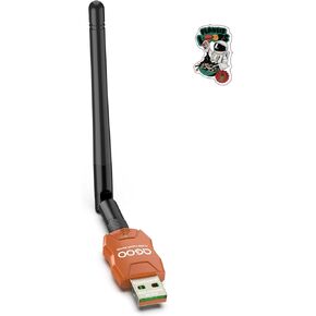 Class 1 Long Range Bluetooth Adapter for PC, QGOO USB Bluetooth Adapter for PC 5.3+EDR, Bluetooth Dongle Bluetooth Receiver Support Windows10/8.1/8/7（orange-177）