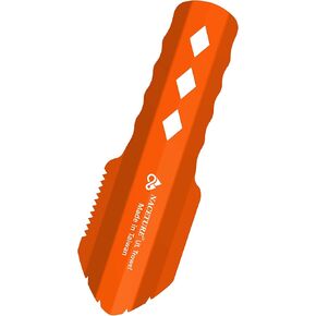 NACETURE Ultralight Backpacking Trowel Aluminum Shovel Small Potty Multitool with Longer Handle Design Essential for Hiking, Camping and Survival Bags (Orange 1 Pack)