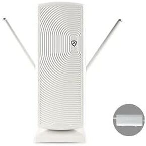 ANTOP Antenna Inc. AT-405BV W AT-405BV Smartpass-Amplified Mini Tower هوائي HDTV داخلي/خارجي (أبيض) in Kuwait