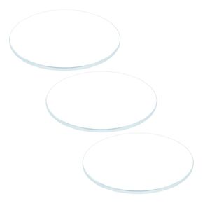 HARFINGTON 3pcs AR-Coating Watch Lens 32.5mmx1.5mm Round Flat Mineral Watch Crystal Glass