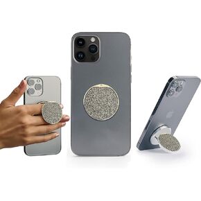 HANDL New York: Gold Sparkl - Handl O x POPL - Phone Grip and Stand for Smartphone