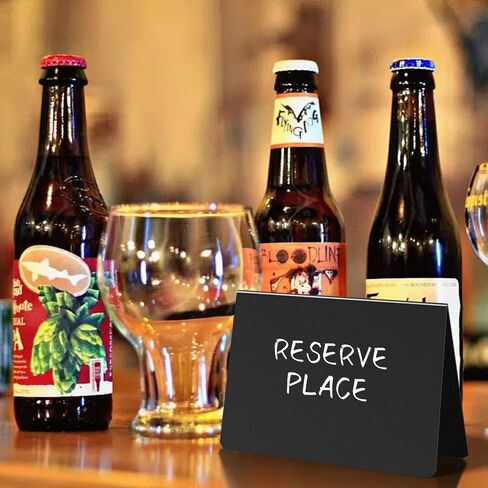 15 Pcs 4"x3" Mini Chalkboard Signs-Small Food Labels for, Reserved Table Signs for Buffet, Birthdays, Bakery, Weddings Table Numbers, Place Cards, Name Tag- Include 2 Liquid Chalk Markers and 1 Rag in Kuwait