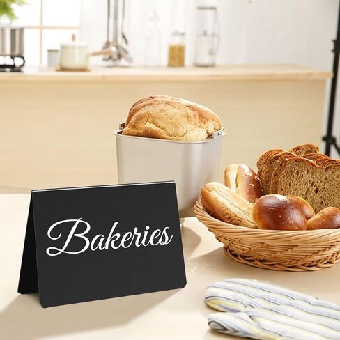 15 Pcs 4"x3" Mini Chalkboard Signs-Small Food Labels for, Reserved Table Signs for Buffet, Birthdays, Bakery, Weddings Table Numbers, Place Cards, Name Tag- Include 2 Liquid Chalk Markers and 1 Rag in Kuwait