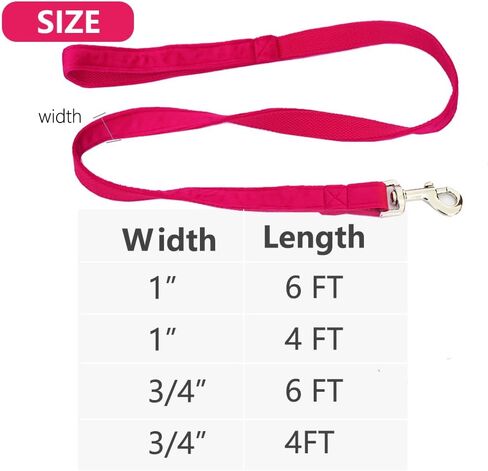 Bubblepup Velvet Dog Leash, 6ft/4ft Heavy Duty Dog Leash for Small Medium Large Dogs Training Leash in Saudi Arabia