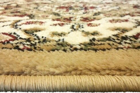 سجادة منطقة على الطراز الفارسي من مجموعة Flash Furniture Mersin - ألياف أوليفين عنابي غير قابلة للتساقط - 3 × 15 بوصة - ظهر من الجوت - للممر، المدخل، غرفة النوم، غرفة المعيشة in Kuwait