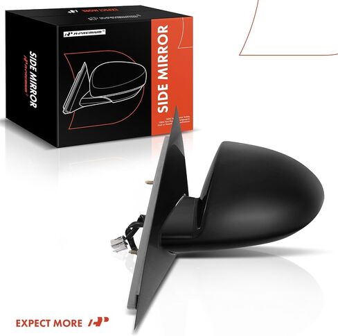 A-Premium Right Passenger Side Power Door Mirror - Compatible with Chevy Impala 2006-2013, Impala Limited 2014-2016 - Non-Heated, Non-Folding, Black - Outside Rear View Mirror - Replace# 20759190 in Saudi Arabia