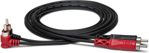 Hosa CRA-202R كابل RCA مزدوج إلى الزاوية اليمنى (6.6 قدم) in Saudi Arabia