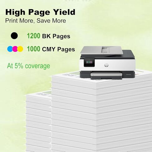 خراطيش حبر 910XL بديلة لطابعة HP 910 XL 4 Combo Pack Work for Officejet Pro 8015e 8020e 8022e 8025e 8028e 8035e 8010 8022 8020 8025 8028 8035 8010e 8012e (أسود سماوي أرجواني أصفر) in Kuwait