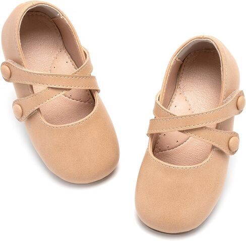 Flaryzone Toddler/Little Girls' Ballerina Flat Mary Jane Princess Dress Shoes - Wedding School Party in Saudi Arabia