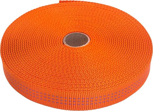 GM CLIMBING 1 inch Nylon Tubular Webbing Tape UIAA Certified 4000lb Heavy Duty for Climbing Rescue Rope Works Survival Outdoor General Purposes 1" x 30Ft / 10 Yards in Saudi Arabia