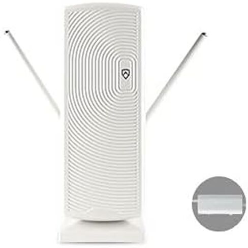 ANTOP Antenna Inc. AT-405BV W AT-405BV Smartpass-Amplified Mini Tower Indoor/Outdoor HDTV Antenna (White) in Saudi Arabia