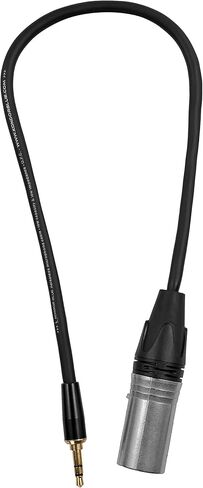 KONDOR BLUE مقاس 16 بوصة 3 دبابيس XLR ذكر إلى 3.5 مم ذكر صغير TRS لتوصيل ميكروفون الاستوديو بالكاميرا السينمائية + المزيد in Saudi Arabia