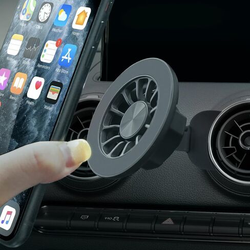 BEERTE Fits MagSafe Car Mount Fit for Audi A3 2014-2020 [مغناطيس مطور] حامل هاتف مغناطيسي لفتحة تهوية السيارة بدون استخدام اليدين مناسب لهاتف iPhone 15 14 13 12 Series MagSafe Case جميع الهواتف in Saudi Arabia