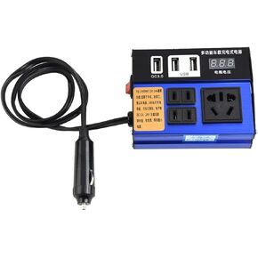 Car Power Inverter 1500W Car Vehicle Inverter DC12V 24V to DC110V/220V w/ 4 USB Ports & Over Current Protection