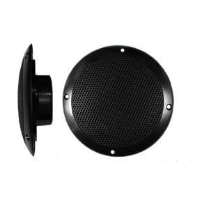 ECO50-4BK Waterproof Marine Speakers - For RV, Camper, Boat, Wall and Floor Outdoor Speakers and Hottub